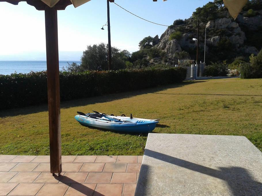Villa Marvelous House By The Sea Limni Vouliagmenis Exterior foto